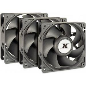 Inter-Tech 88887368 koelsysteem voor computers Computer behuizing Ventilator 12 cm Zwart 3 stuk(s)