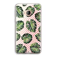 Geometrische jungle: HTC U Play Transparant Hoesje