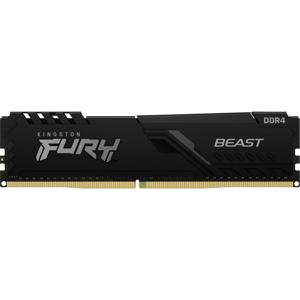 Kingston FURY Beast Werkgeheugenmodule voor PC DDR4 16 GB 1 x 16 GB Non-ECC 3200 MHz 288-pins DIMM CL16 KF432C16BB1/16