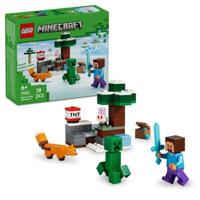LEGO Minecraft 21583 Steve's Avonturen in de Taiga - Spel voor jongens en meisjes vanaf 6 jaar