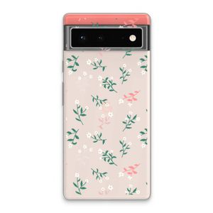 Small white flowers: Google Pixel 6 Transparant Hoesje