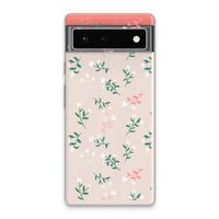 Small white flowers: Google Pixel 6 Transparant Hoesje