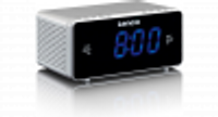 Lenco CR-520SI - Wekkerradio met USB-ingang - Dubbel alarm - Zilver