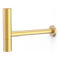 Design Sifon Tres Selection | 5/4" | Standaard | Messing | Rond | 24k Goud mat