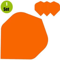 Lena Poly Plain Dartflights - Oranje