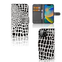 Apple iPhone 14 | Telefoonhoesje | Met pasjeshouder | Slangenprint
