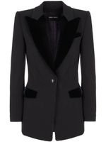 Giorgio Armani Barathea single-breasted jacket - Noir - thumbnail