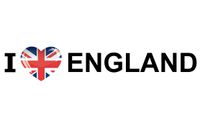 I Love England stickers - thumbnail