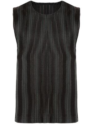 Homme Plissé Issey Miyake haut plissé - Noir