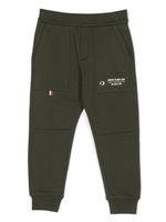 Moncler Enfant graphic-print cotton track pants - Vert - thumbnail