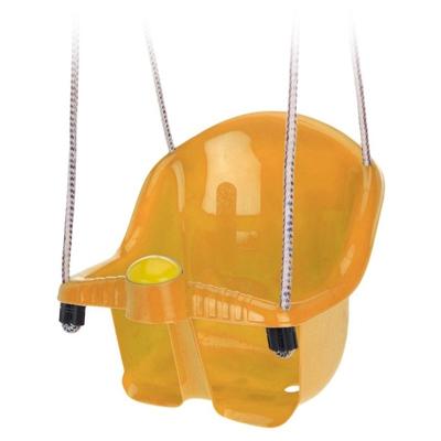 Schommel voor peuters - okergeel - met touw - Kinderschommels - baby - kunststof