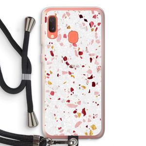 Terrazzo N°9: Samsung Galaxy A20e Transparant Hoesje met koord