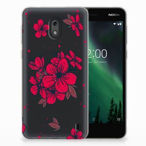 Nokia 2 TPU Case Blossom Red
