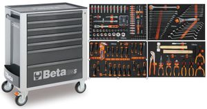 Beta 2400S G7/E-S | Gereedschapswagen | 7 laden | Grijs | 240-delig - 024006222