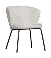 BePureHome Eetkamerstoel 'Admit' Bouclé, kleur Naturel BePureHome Eetkamerstoel 'Admit' Bouclé, kleur Naturel