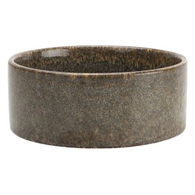 TRIXIE Hondenvoerbak Steengoed, bruin, Maat: 0,9 l/Ø16 cm