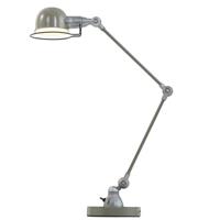 Steinhauer Landelijke bureaulamp Davin retro groen met grijs 7655G