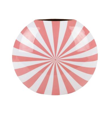 Vaas Candy Swirl Large Flamingo Roze En Wit