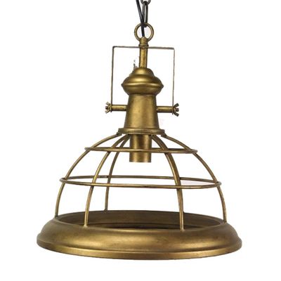 Hanglamp Cage Brons