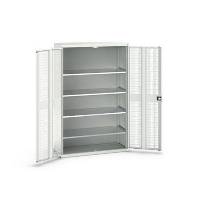 Bott Verso Kast Gevleugelde Deuren | 1300x550x2000mm | 4 Legborden | RAL 7035 - 16926783.16