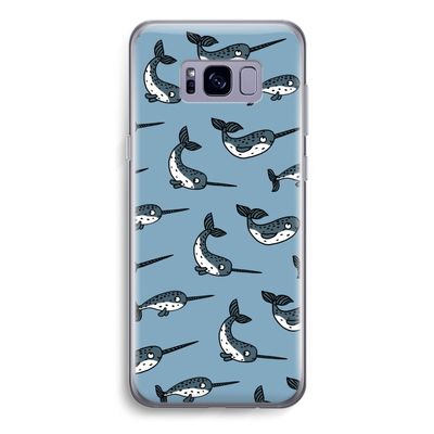 Narwhal: Samsung Galaxy S8 Transparant Hoesje