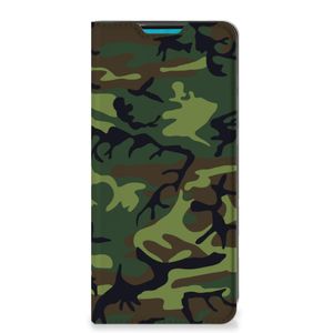 Samsung Galaxy A73 Hoesje met Magneet Army Dark