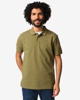 HEMA Herenpolo Denton piqué middengroen (middengroen)