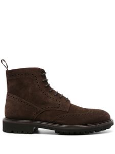 Scarosso bottines en daim Thomas à lacets - Marron