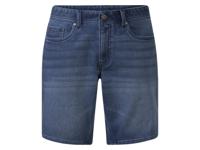 LIVERGY Heren Sweat Denim bermuda (46, Blauw)