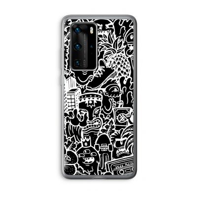 Vexx Black Mixtape: Huawei P40 Pro Transparant Hoesje