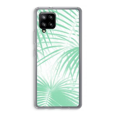 Palmbladeren: Samsung Galaxy A42 5G Transparant Hoesje
