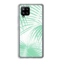 Palmbladeren: Samsung Galaxy A42 5G Transparant Hoesje Palmbladeren: Samsung Galaxy A42 5G Transparant Hoesje