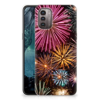 Nokia G21 | G11 | Sillicone Back Cover | Vuurwerk