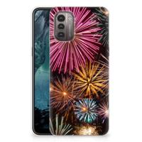 Nokia G21 | G11 | Sillicone Back Cover | Vuurwerk