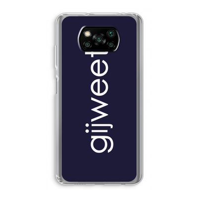 Gijweet: Xiaomi Poco X3 NFC Transparant Hoesje
