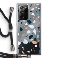 Terrazzo N°13: Samsung Galaxy Note 20 Ultra / Note 20 Ultra 5G Transparant Hoesje met koord