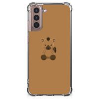 Samsung Galaxy S21 Plus Stevig Bumper Hoesje Baby Hyena - thumbnail