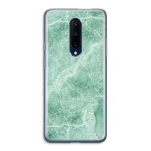 Groen marmer: OnePlus 7 Pro Transparant Hoesje