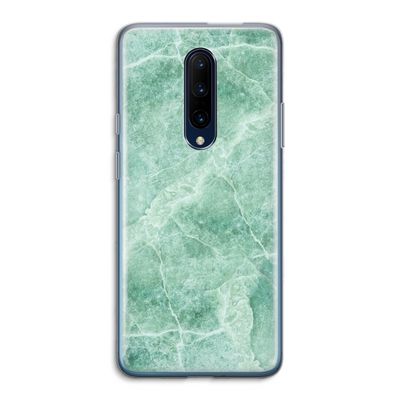 Groen marmer: OnePlus 7 Pro Transparant Hoesje
