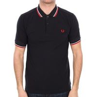 Fred Perry - Twin Tipped Polo - Navy/ Wit/ Rood