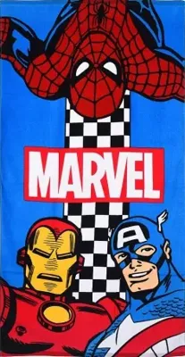 Marvel Avengers strandlaken 70 x 140 cm - katoen Marvel Avengers strandlaken 70 x 140 cm - katoen