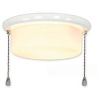 CasaFan 15Z WE FLACHER ZYLINDER Lamp voor plafondventilator Opaalglas (mat)