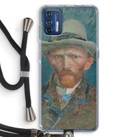 Van Gogh: Motorola Moto G9 Plus Transparant Hoesje met koord