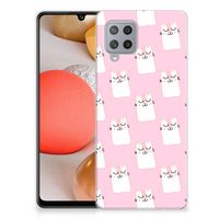 Samsung Galaxy A42 TPU Hoesje Sleeping Cats