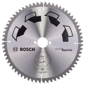Bosch Accessoires Cirkelzaagblad Special 230X2X30/-,T64 - 2609256894