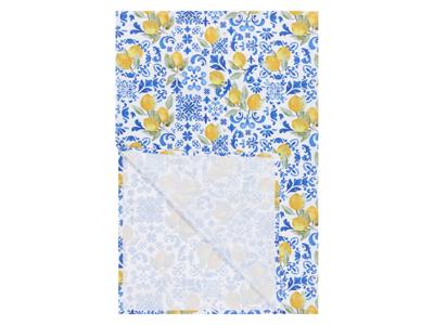 LIVARNO home Tafelkleed of -lopers (Tafelkleed, Citroen/blauw)