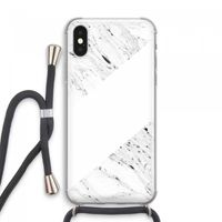 Biggest stripe: iPhone XS Max Transparant Hoesje met koord