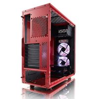 Fractal Design Focus G Midi Tower Zwart, Rood - thumbnail