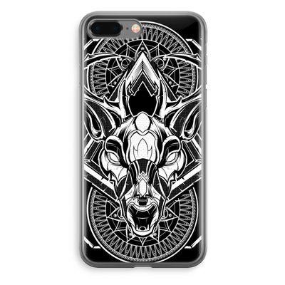 Oh Deer: iPhone 8 Plus Transparant Hoesje