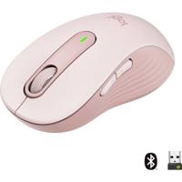 Logitech Signature M650 L Muis Radiografisch, Bluetooth Maat: L Optisch Roze 5 Toetsen 4000 dpi